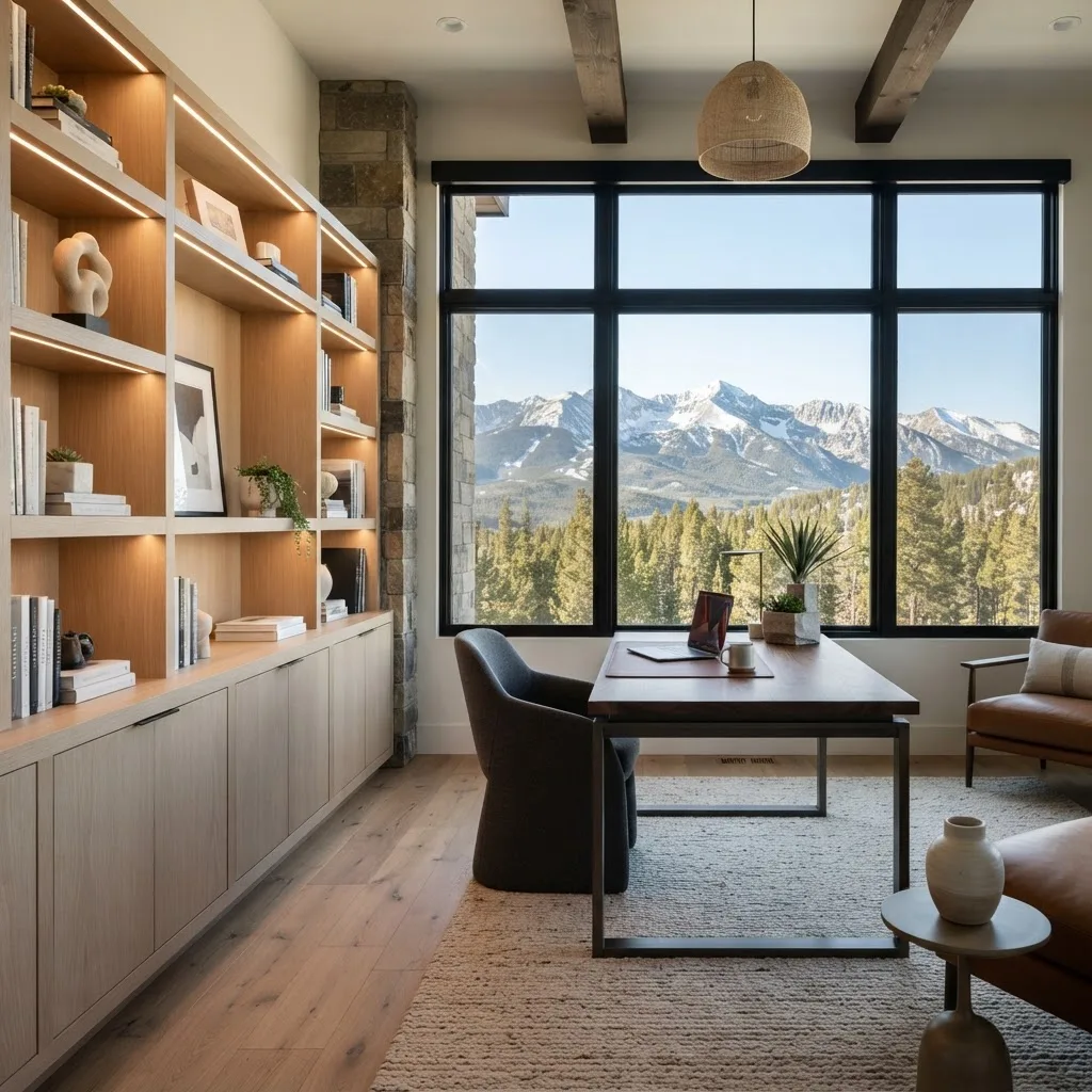 Built-In Study — real estate photography in Federal Heights, Utah